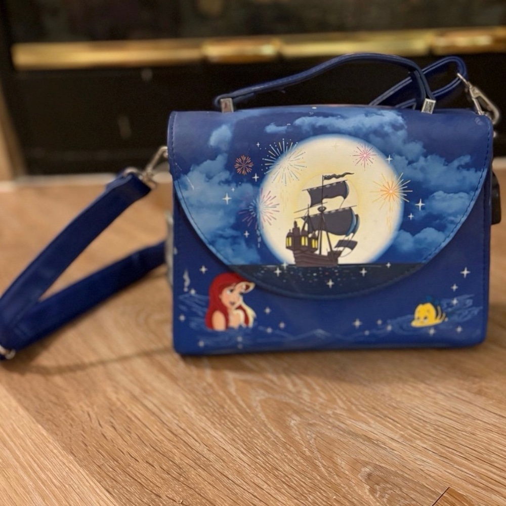 The Little Mermaid Ariel Fireworks Cross Body Bag
